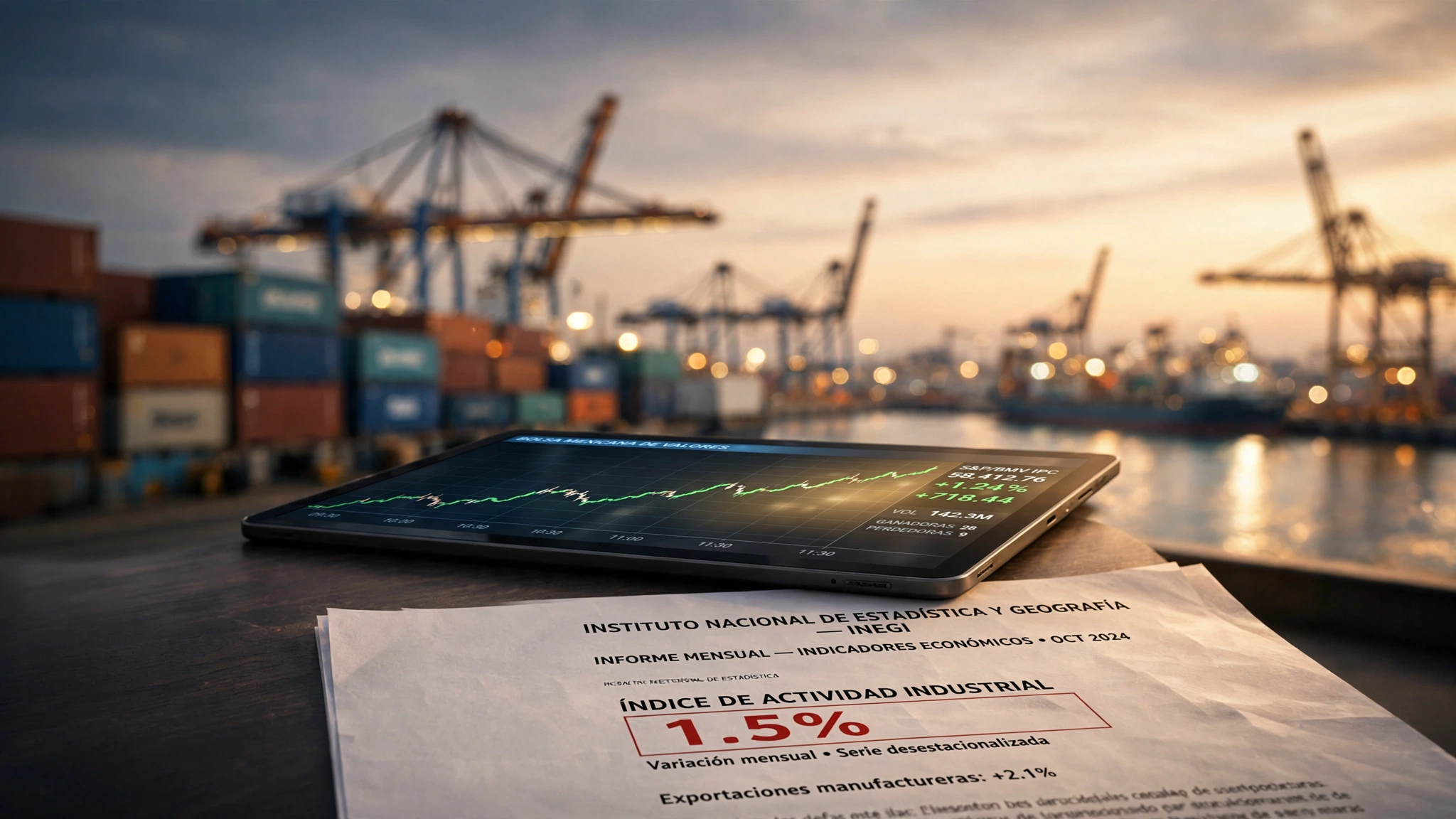 Economía mexicana crece gracias a exportaciones, pero inversión privada acumula 19 meses de caída