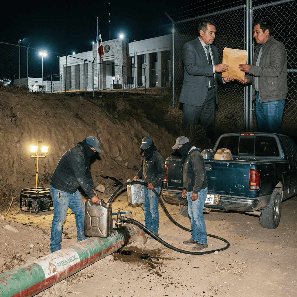 Robo de combustible financia campañas, medios y corrupción política en México, revela informe de EE.UU.